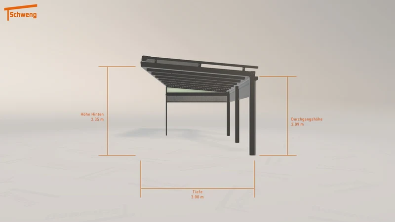 #DE Schweng Terrassenüberdachung S400 (ID 9wd59p)