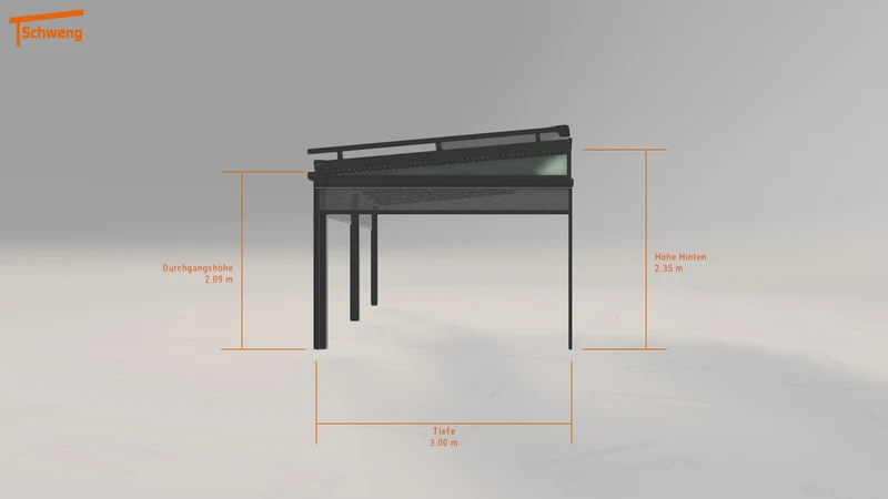 #DE Schweng Terrassenüberdachung S400 (ID 9wd59p)