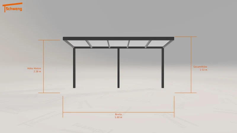 #DE Schweng Pultdachcarport S350 (ID 2qgkmg) #MTG