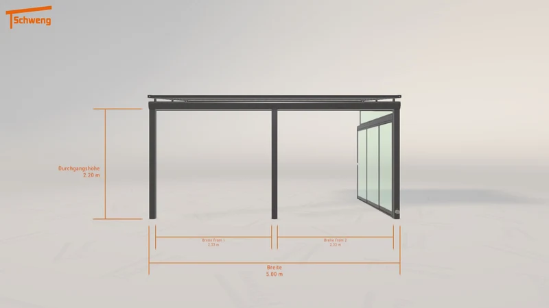 #DE Schweng Terrassenüberdachung S400 (ID qd3nzy)