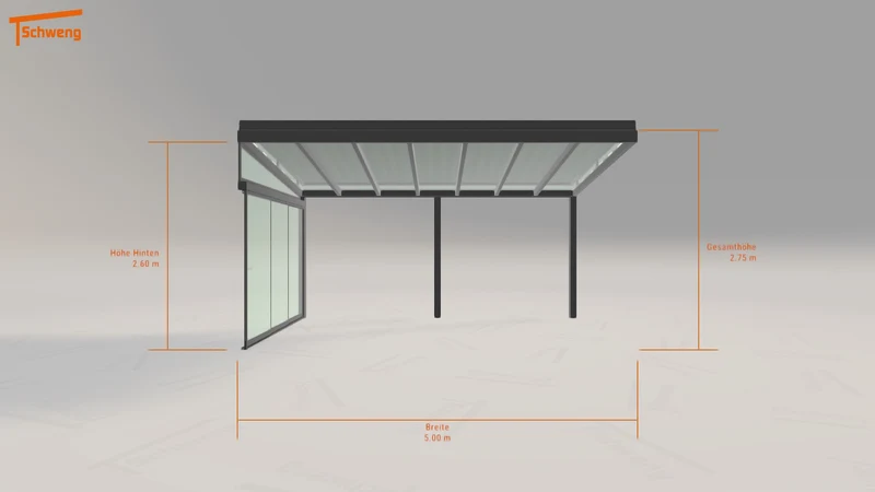 #DE Schweng Terrassenüberdachung S400 (ID qd3nzy)