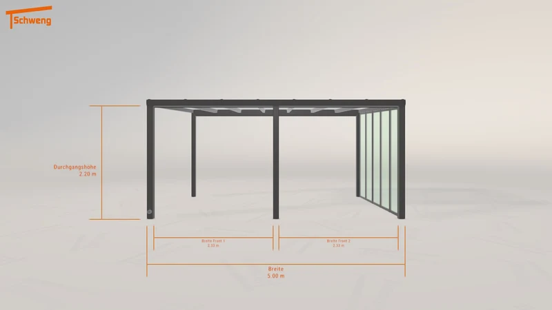 #DE Schweng Terrassenüberdachung S350 (ID 42gkp5)