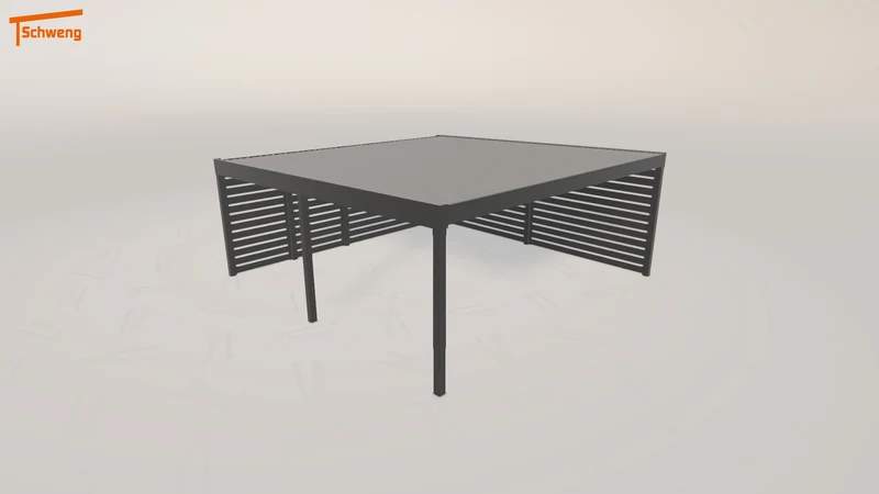 #DE Schweng Flachdachcarport C600+ (ID rj3wwp) #MTG