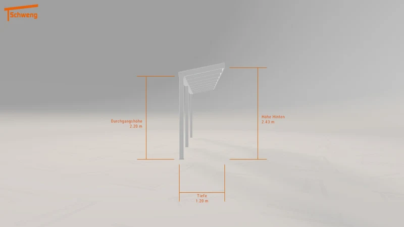 #DE Schweng Terrassenüberdachung S350 (ID k239qz)