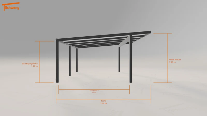 #DE Schweng Pultdachcarport S400 (ID ygknrp)