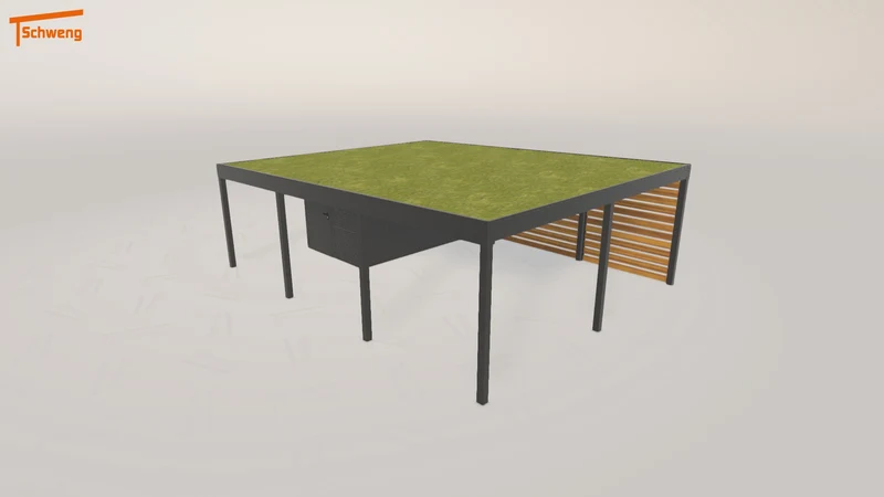 #DE Schweng Flachdachcarport C600+ (ID x7knqw) #MTG