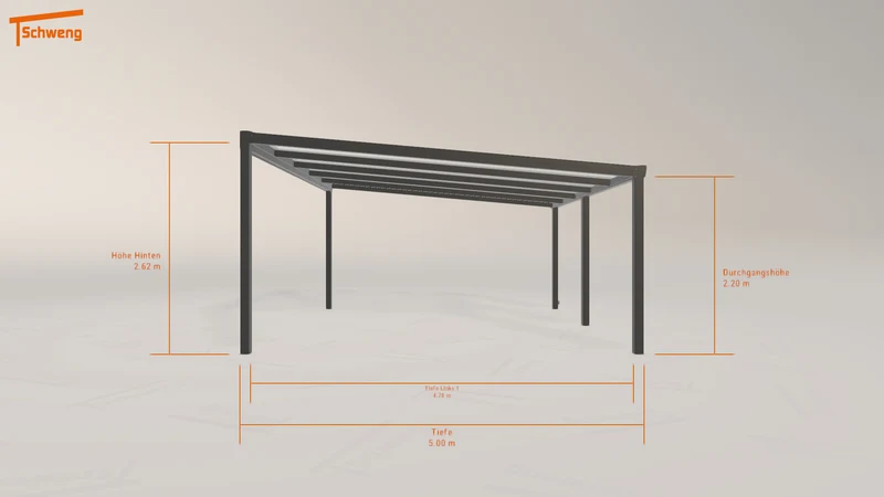 #DE Schweng Pultdachcarport S400 (ID pb3jmz)