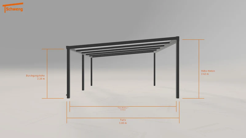 #DE Schweng Pultdachcarport S400 (ID pb3jmz)