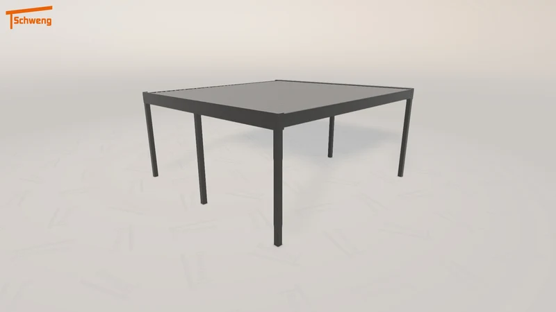 #DE Schweng Flachdachcarport C600 (ID 5mgw4d)
