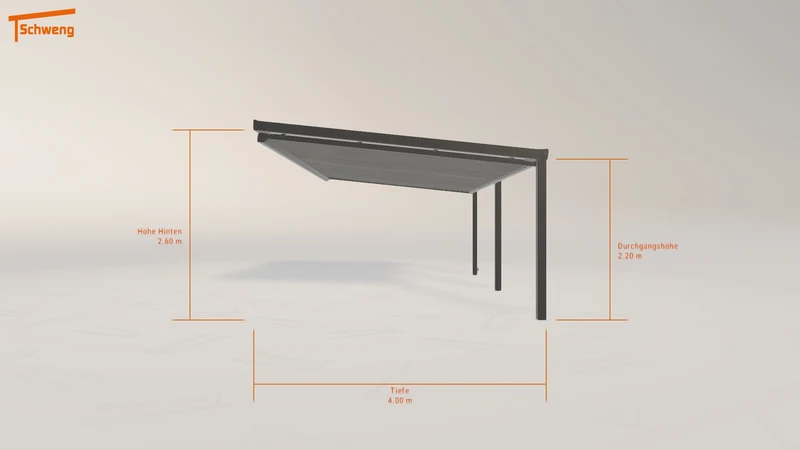 #DE Schweng Terrassenüberdachung S400 (ID g7b3jn)