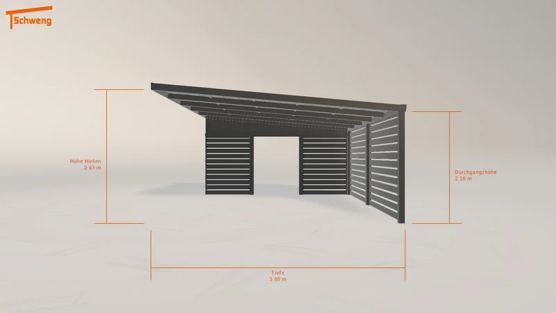 #DE Schweng Pultdachcarport S400 (ID pb3vkk) #MTG