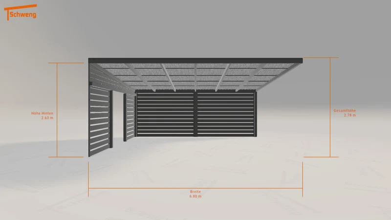 #DE Schweng Pultdachcarport S400 (ID w3rjwz) #MTG