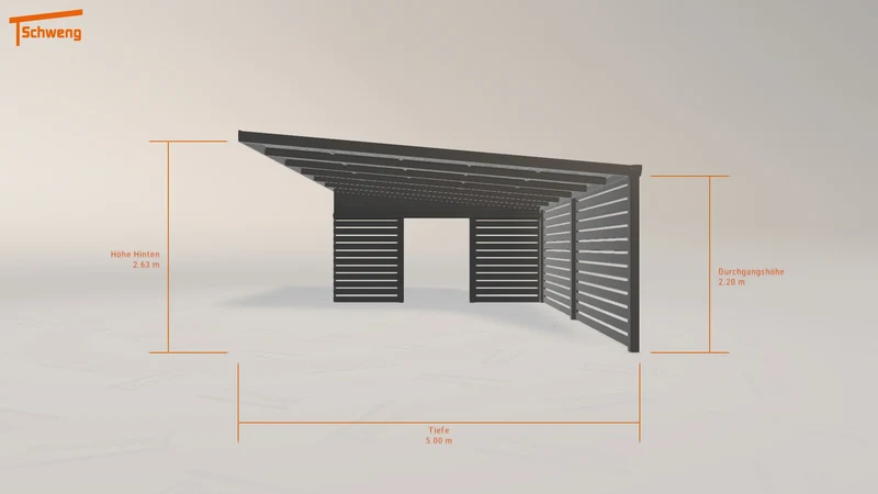 #DE Schweng Pultdachcarport S400 (ID w3rjwz) #MTG