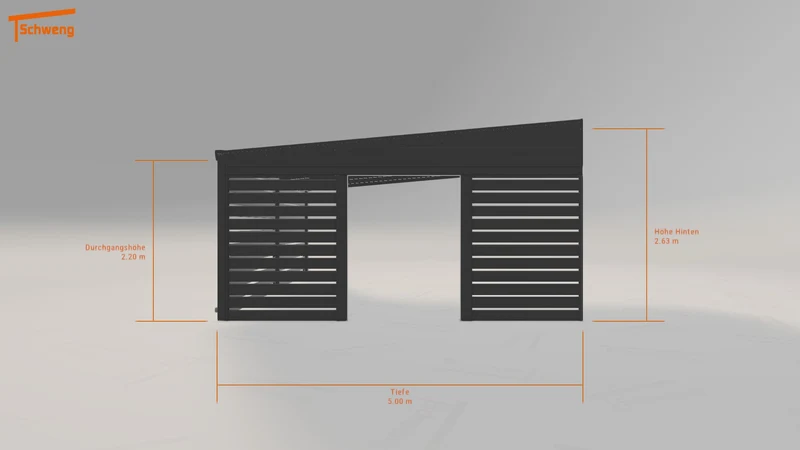 #DE Schweng Pultdachcarport S400 (ID w3rjwz) #MTG