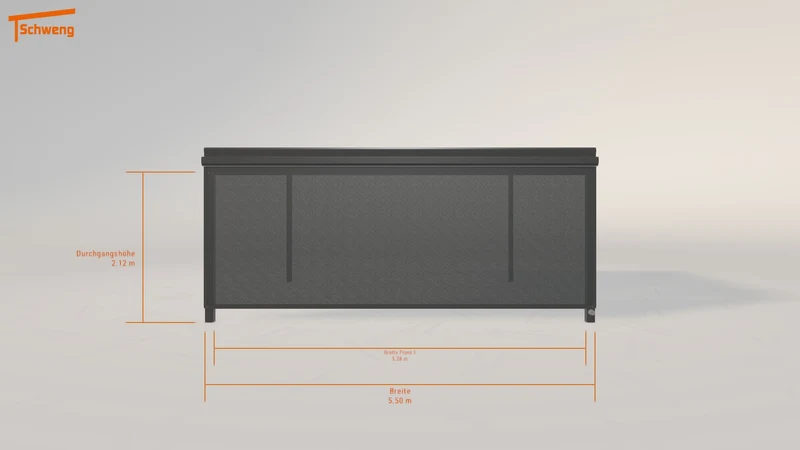 #DE Schweng Terrassenüberdachung S400 (ID g7b3md)