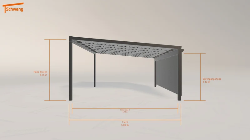#DE Schweng Terrassenüberdachung S400 (ID g7b3md)