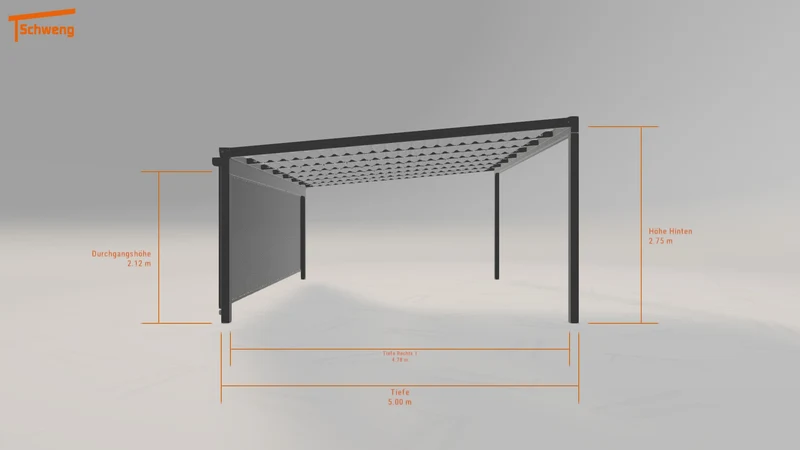 #DE Schweng Terrassenüberdachung S400 (ID g7b3md)