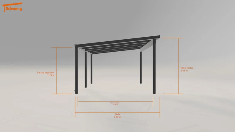 #DE Schweng Terrassenüberdachung S400 (ID ygky9v)