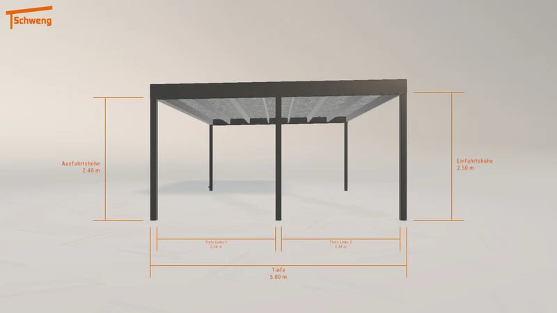 #DE Schweng Flachdachcarport C600 (ID bk88qp) #MTG