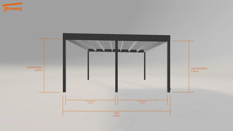 #DE Schweng Flachdachcarport C600 (ID bk88qp) #MTG