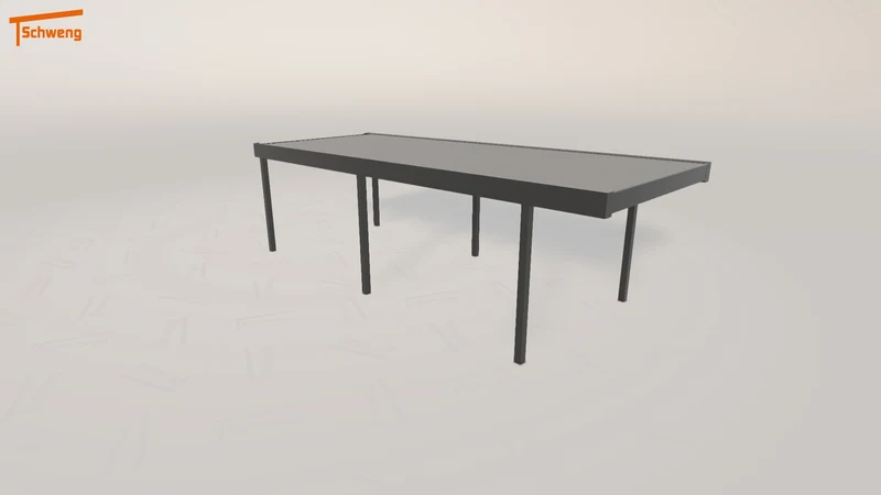 #DE Schweng Flachdachcarport C600 (ID bk88dp) #MTG