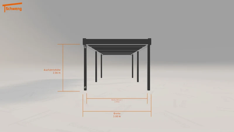 #DE Schweng Flachdachcarport C600 (ID bk88dp) #MTG