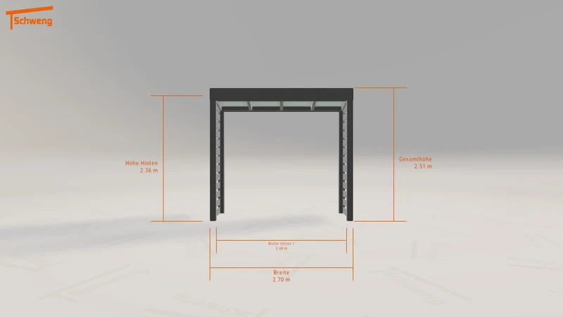 #DE Schweng Terrassenüberdachung S350 (ID 42gk75)