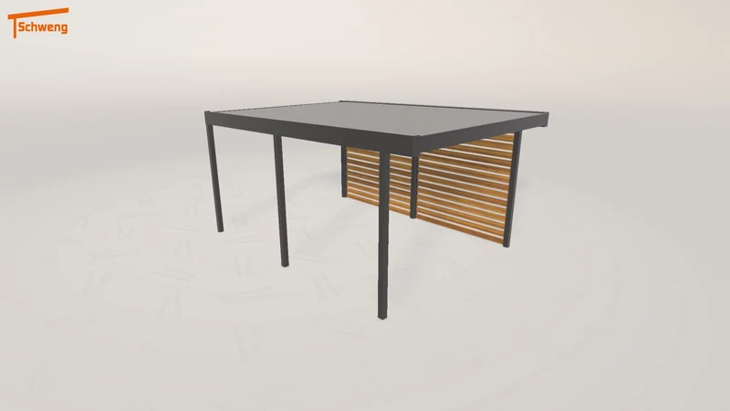 #DE Schweng Flachdachcarport C600 (ID n53nz3) #MTG