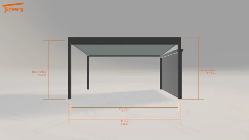 #DE Schweng Terrassenüberdachung S350 (ID pb389y)