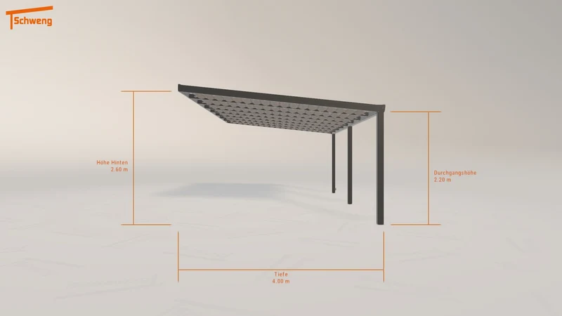 #DE Schweng Terrassenüberdachung S400 (ID zbkj5w)