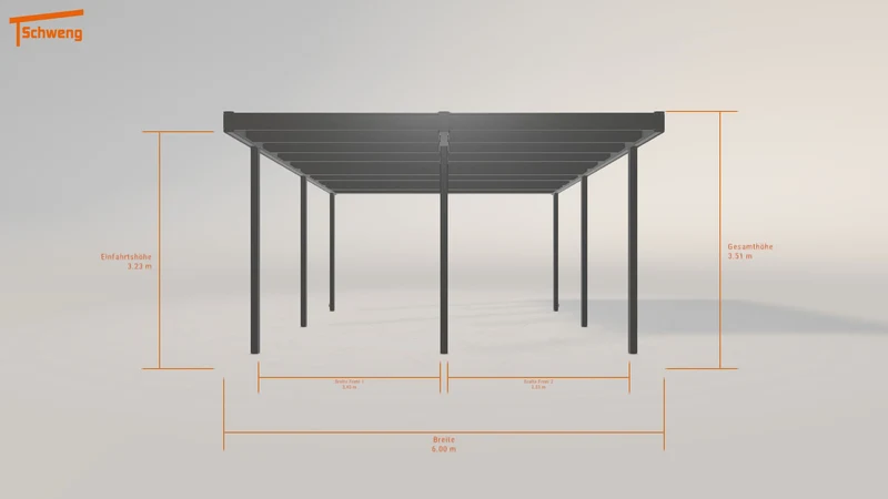 #DE Schweng Flachdachcarport C600 (ID ygk8yz) #MTG
