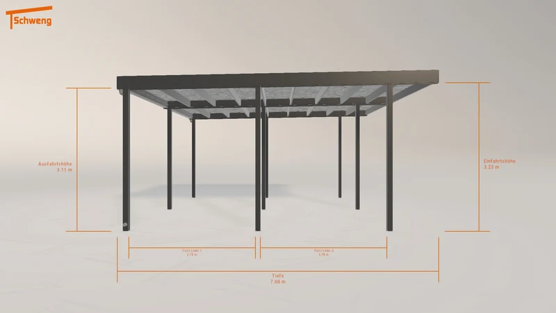 #DE Schweng Flachdachcarport C600 (ID ygk8yz) #MTG