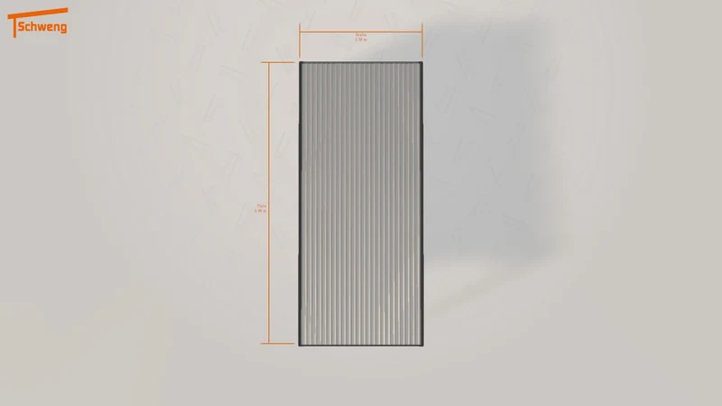 #DE Schweng Flachdachcarport C600 (ID 85rb57)