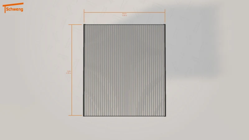 #DE Schweng Flachdachcarport C600 (ID 77gwjv)