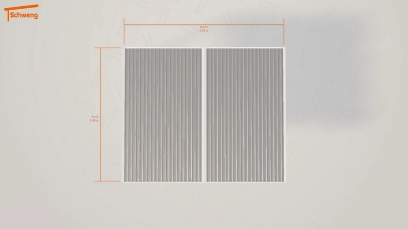 #DE Schweng Flachdachcarport C600 (ID x7k9p4)