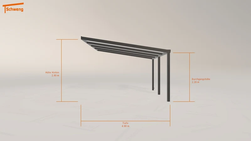 #DE Schweng Terrassenüberdachung S400 (ID rj33xg)
