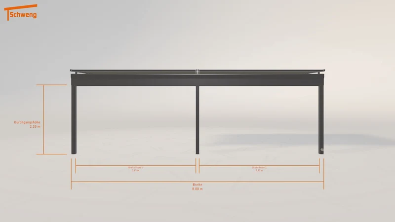 #AT Schweng Terrassenüberdachung S400 (ID g7bbvq)