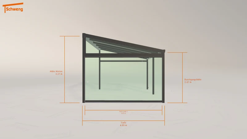 #DE Schweng Terrassenüberdachung S400 (ID dvwwm7)