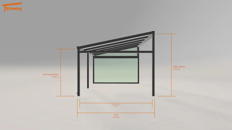 #DE Schweng Terrassenüberdachung S400 (ID dvwwm7)