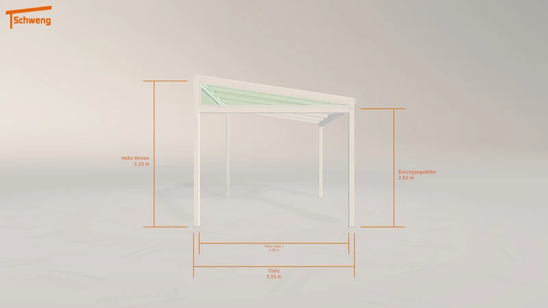 #DE Schweng Terrassenüberdachung S350 (ID qd337g)