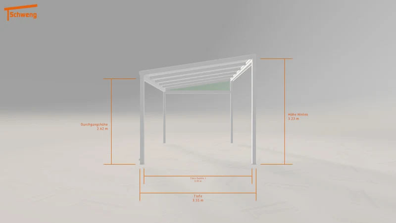 #DE Schweng Terrassenüberdachung S350 (ID qd337g)