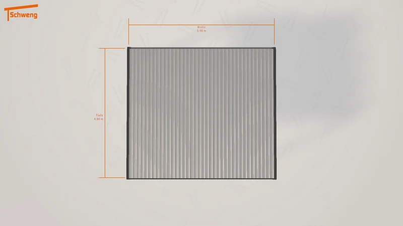 #DE Schweng Flachdachcarport C600+ (ID pb3d7b) #MTG