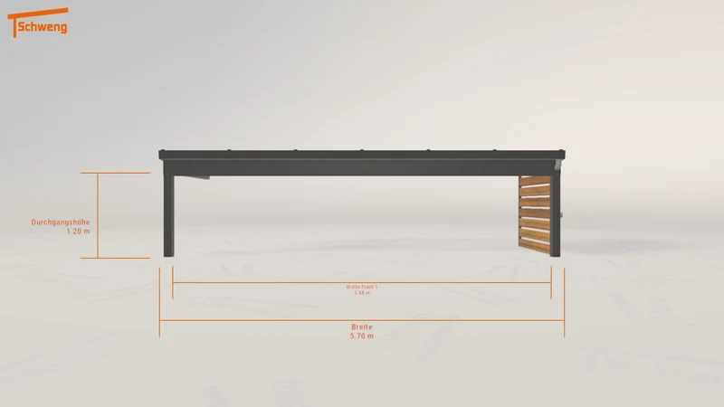 #DE Schweng Terrassenüberdachung S350 (ID mj3qdv)