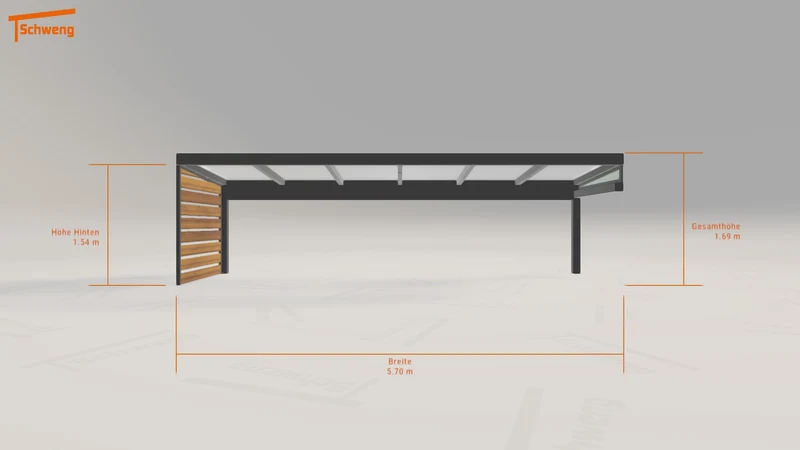 #DE Schweng Terrassenüberdachung S350 (ID mj3qdv)