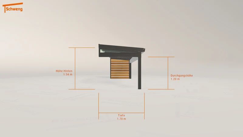 #DE Schweng Terrassenüberdachung S350 (ID mj3qdv)