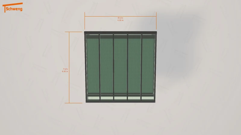 #DE Schweng Terrassenüberdachung S400 (ID 33gymz)