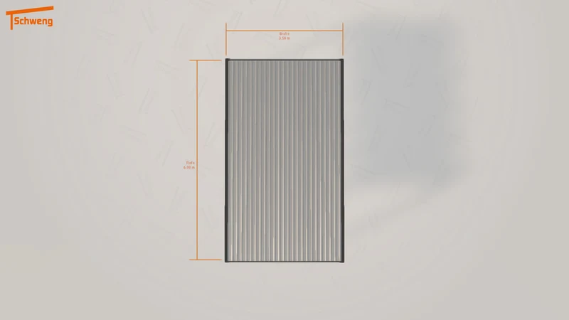 #DE Schweng Flachdachcarport C600 (ID qd394z) #MTG