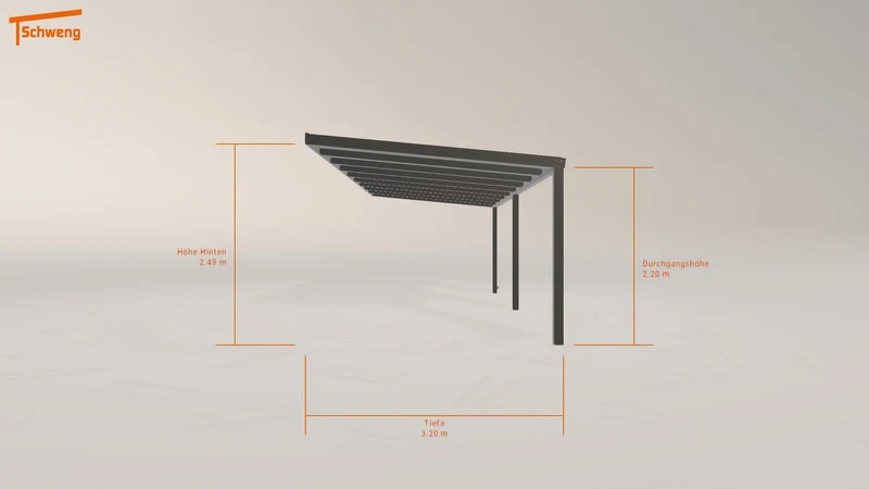 #DE Schweng Terrassenüberdachung S350 (ID ygkz5k)