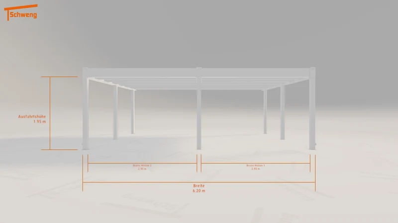 #DE Schweng Flachdachcarport C600 (ID dvwq4b)