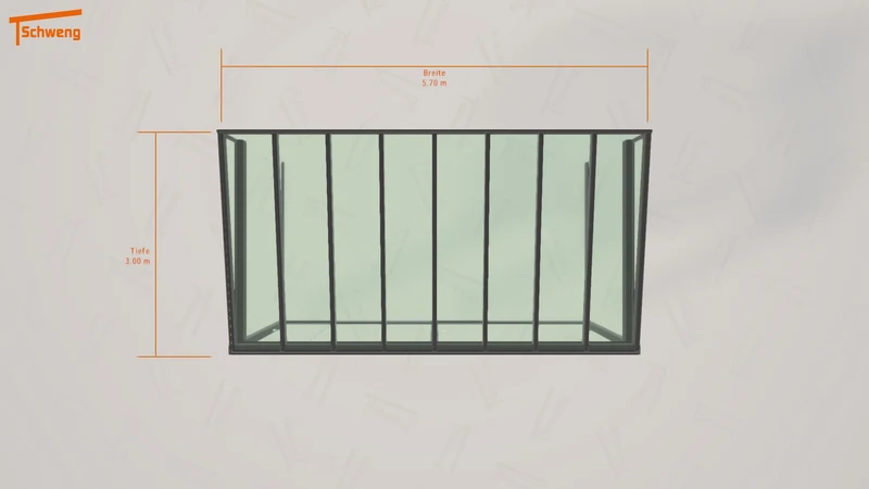#DE Schweng Terrassenüberdachung S400 (ID rj35n9)